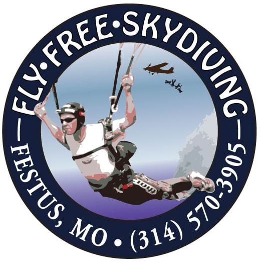 Fly Free Skydiving logo